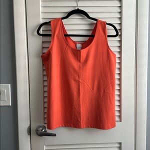 Chico’s size 2 Large tank top orange